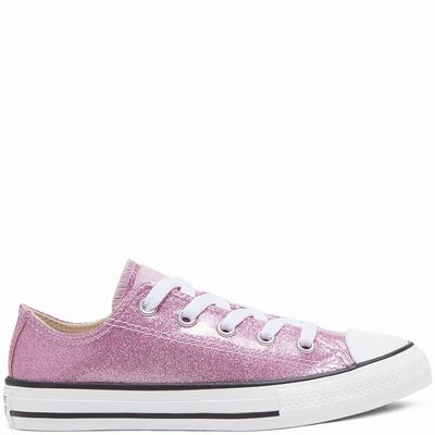 Converse Coated Glitter Chuck Taylor All Star - Lasten Tennarit - Pinkki/Valkoinen